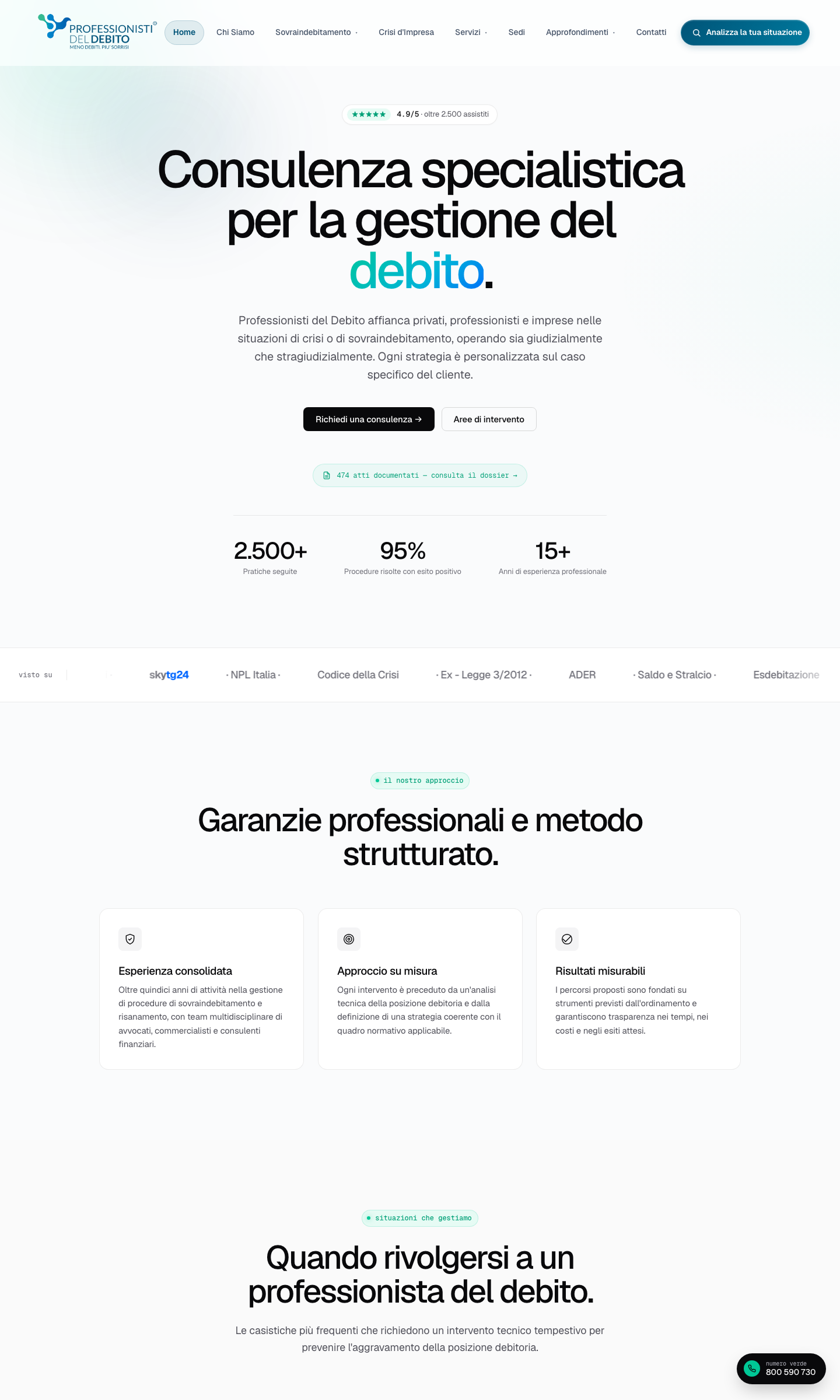 Home Professionisti del Debito (desktop)